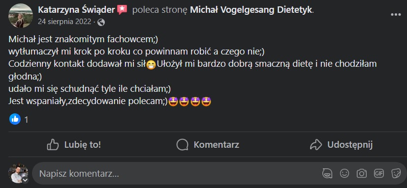 Opinia: Edyta Siuta