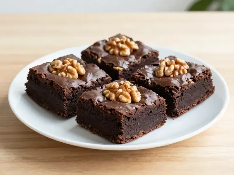 Brownie z orzechami · 240 kcal